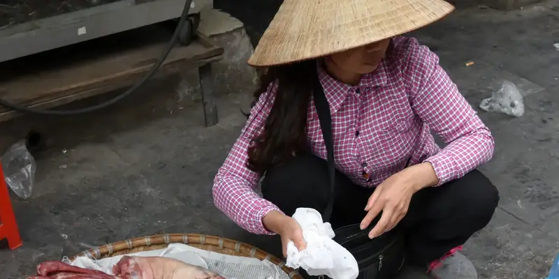 ハノイ：旧市街の路地