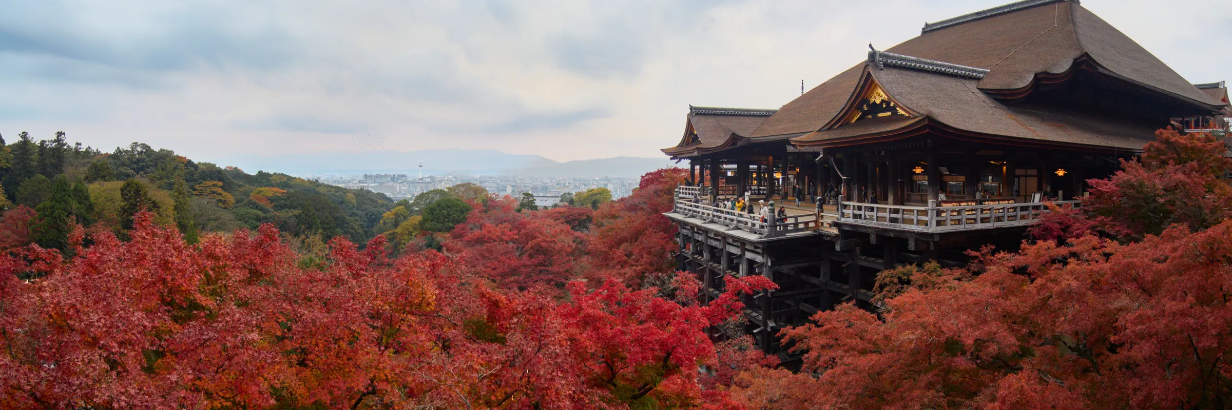 京都:紅葉の清水寺